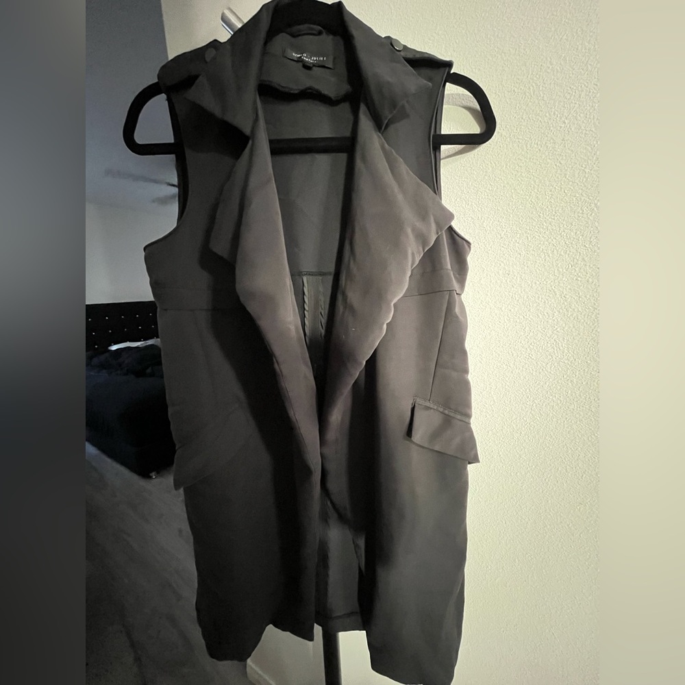 -SOLD- Open Front Longline Vest